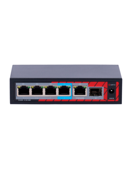 Safire SF-POE-EXT0604-60 - Extendeur PoE 4 ports 60W