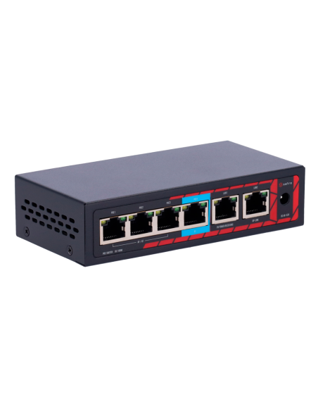 Safire - SF-POE-EXT0604-60 - Switch d'extension Safire Indoor Hi-PoE Extension de la portée de l'alimentation PoE