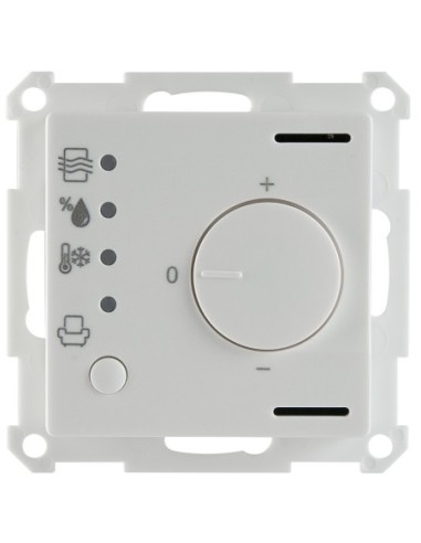 B.E.G. - 93806 - WS-VOC-HVAC-KNX régulateur de température et capteur COV KNX avec cadre blanc 