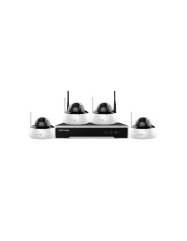 Hikvision - 301501357 - KIT WIFI, 4 domes 2MP 1 NVR 4 voies DDR 1To