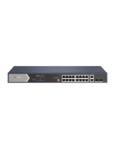 Hikvision - 301801516 - Switch POE non managed 16 ports Gigabit