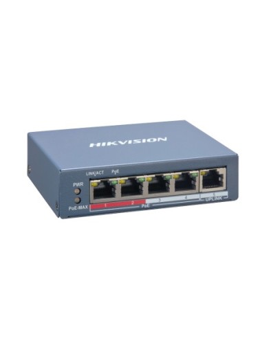 Hikvision - 301801787 - Switch POE gestion intelligente 4 ports