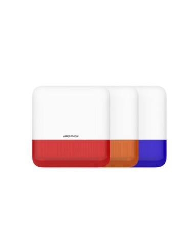 Sirène extérieure Hikvision DS-PS1-E-WE orange AX Pro sans fil