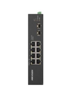 Hikvision - 301801604 - Switch Industriel 8 ports POE gigabite