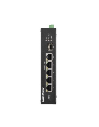 Hikvision - 301801601 - Switch Industriel 4 ports POE megabite