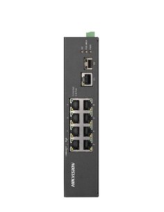 Hikvision - 301801603 - Switch Industriel 8 ports POE megabite