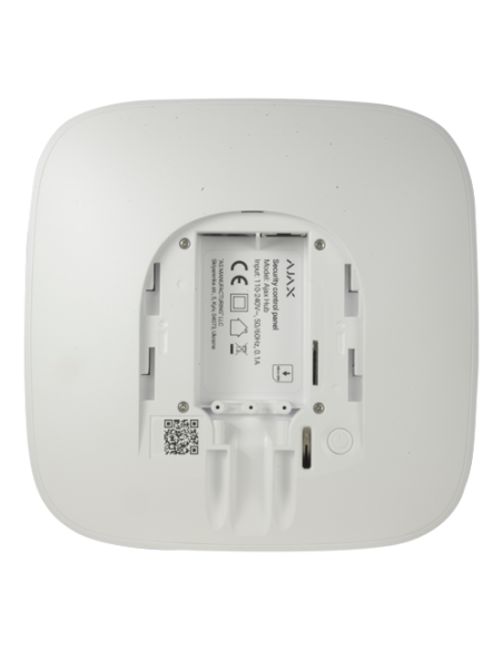 Ajax Hub 2 blanc | Centrale Ethernet double SIM 2G
