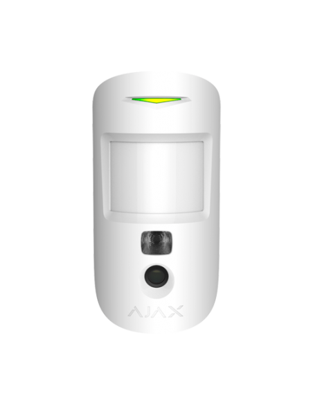 Ajax MotionCam HDR blanc | Détecteur PIR avec photo