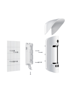 Ajax MotionCam Outdoor blanc avec caméra | Bricoelect 2