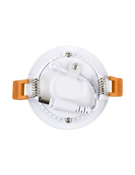 Down Light Dalle LED Ronde Extra-Plate 3W Coupe Ø 70 mm