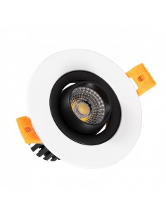 Spot Downlight LED COB Orientable 360º Rond 7W Design Coupe Ø 70mm