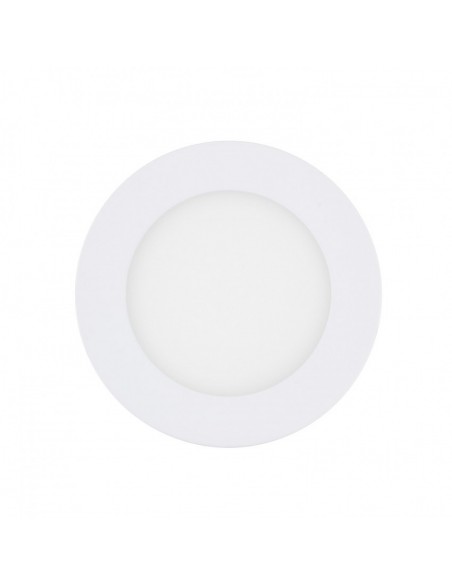 Dalle LED Ronde Extra-Plate CCT Sélectionnable 6W Dimmable Coupe Ø 110 mm