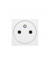 Legrand - 077111L - Prise de courant 2P+T Surface Mosaic 2 modules avec connexion par bornes automatiques - blanc