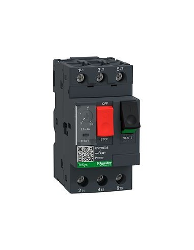 Disjoncteur moteur TeSys GV2ME08 2,5-4A Schneider