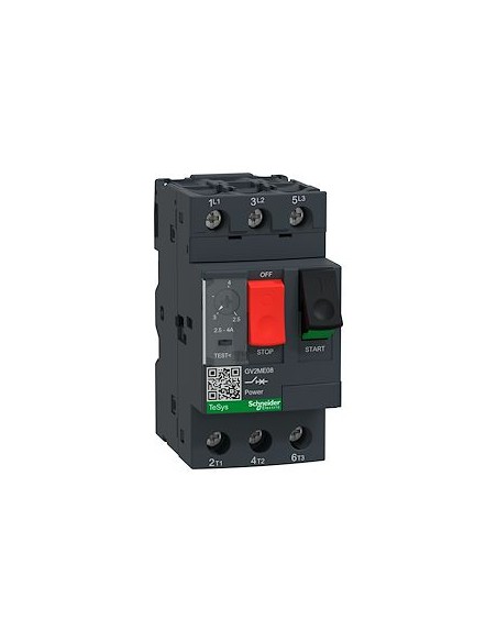 Disjoncteur moteur TeSys GV2ME08 2,5-4A Schneider