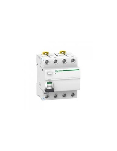 Schneider - A9R31463 - Acti9, iID interrupteur différentiel 4P 63A 30mA type Asi