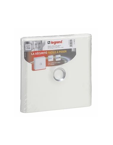 Legrand 093030 - Porte blanche Drivia 13 modules 1 rangée