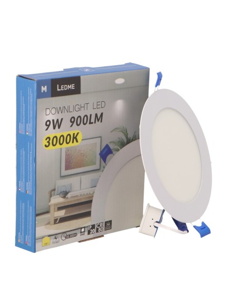 Dalle LED Circulaire Slim 9W 3000K - Ledme BRLM5206