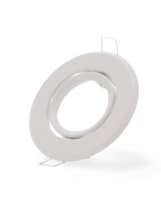 Collerette ronde orientable blanche Eco GU10/MR16 - Ledme BRLM4318
