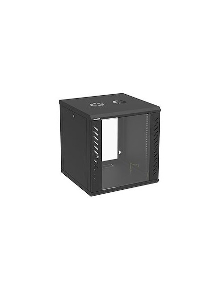 GIGAMEDIA - COF12U2P6MN - Baie informatique 600X600X600mm Coffret 19' MODULBOX 12U prof 600 mm - Noir