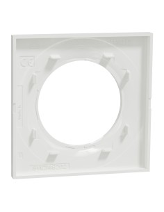 S520702 Plaque Odace Styl blanche 1 poste Schneider 2