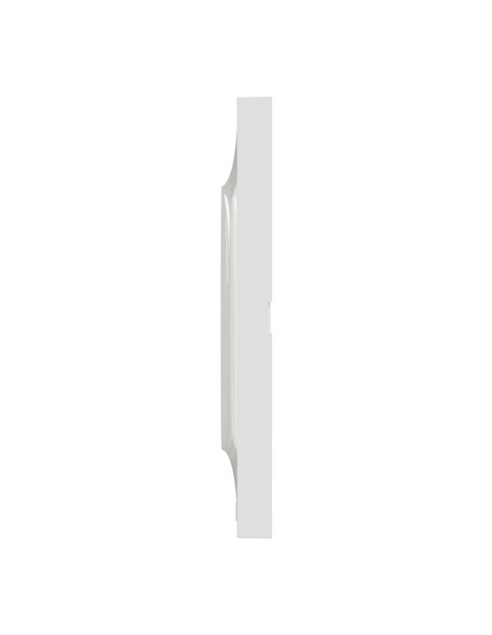 S520702 Plaque Odace Styl blanche 1 poste Schneider