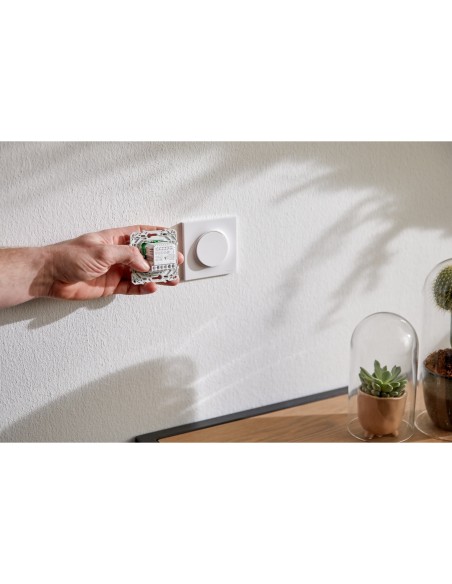 S520702 Plaque Odace Styl blanche 1 poste Schneider
