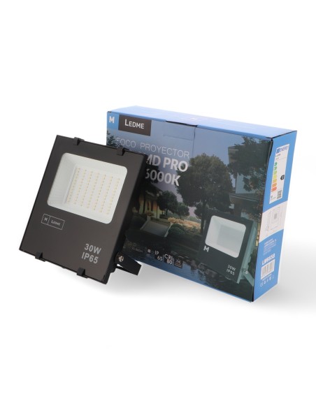 Projecteur LED SMD Pro 30W 6000K IP65 IK08 - Ledme BRLM6658
