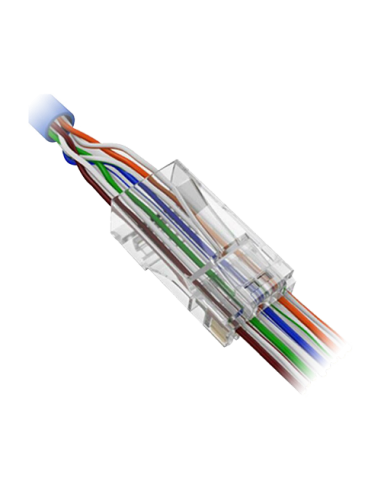 Safire - CON300-CAT6-EZ - Connecteur RJ45 à sertir - installation facile - 1 unité