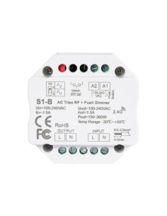 Télévariateur Module de Variation LED Triac RF/Poussoir