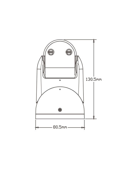 Détecteur de Mouvement PIR 180° Saillie IP44 - Ledme BRLM9121