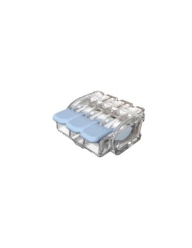 Eur'ohm - 70083 - Borne à levier 3P 0.35 à 6mm2