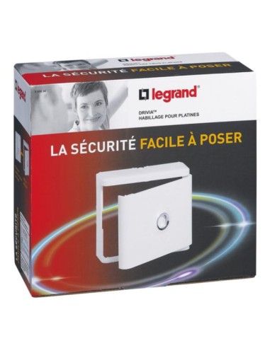 LEGRAND - 093034 -Porte pour platine disjoncteur ERDF - blanc