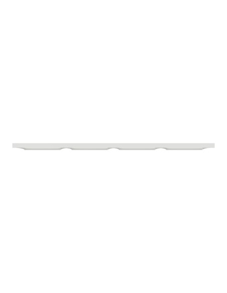 S520708 Plaque Odace Styl blanche 4 postes Schneider