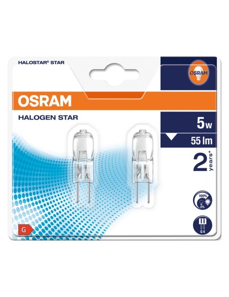 OSRAM - 4008321201799 - Blister HALOSTAR Capsule 5W 12V G4 Lot de 2