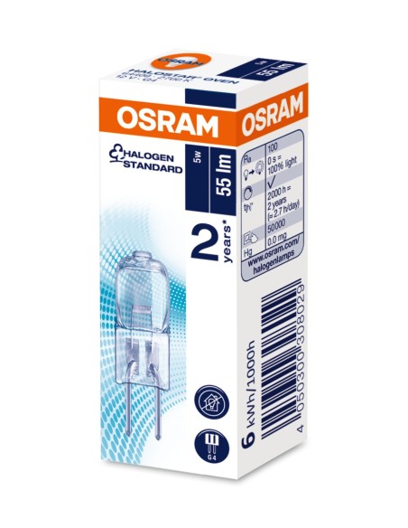 OSRAM - 4050300308029 - OSRAM HALOSTAR FOUR 64408 5W 12V G4 (1 000 h)