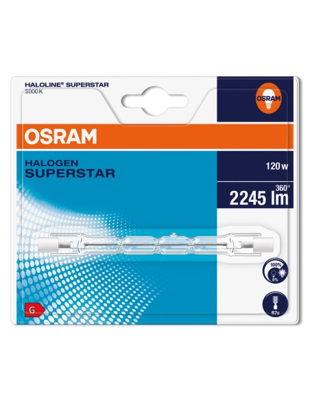 OSRAM - 4008321977656 - Blister HALO SPST Crayon LG 120W=150 R7s