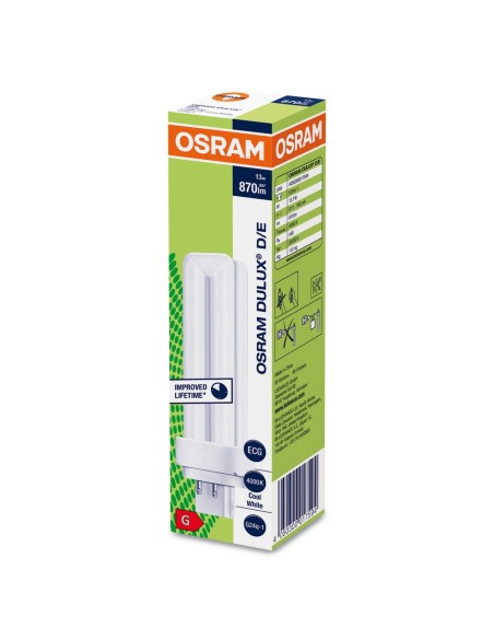 OSRAM - 4050300017594 - DULUX D/E 13W 840 G24q-1 BE OSRAM Lampe fluorescente compacte