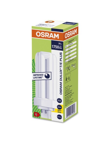 OSRAM - 4050300342306 - DULUX T/E PLUS 26W 830 GX24q-3 BE OSRAM Lampe fluorescente compacte