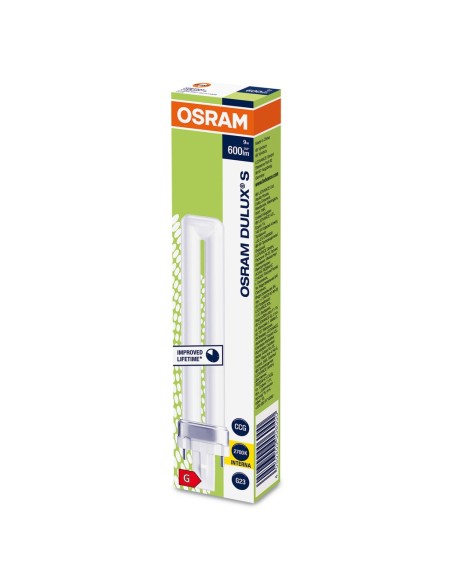 OSRAM - 4050300006000 - DULUX S 9W 827 G23 BC OSRAM Lampe fluorescente compacte