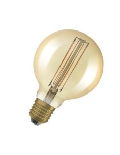 OSRAM - 4058075761759 - LED CLASSIC OSRAM 1906 DIM CLG40 D95 Verre Doré Filament E27 5,8W 2200K 470lm