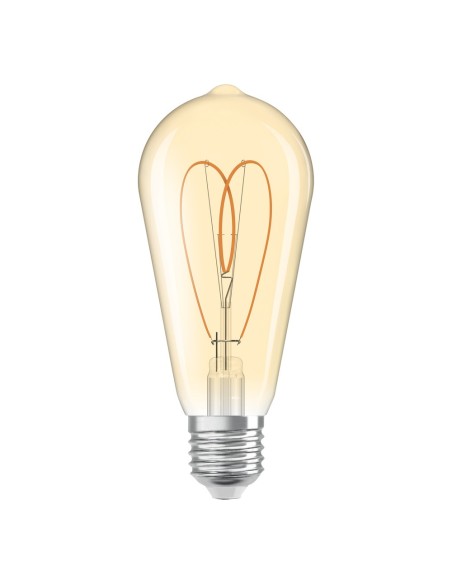 OSRAM - 4058075836983 - LED OSR 1906 EDISON ST64 ambre DIM 4.9W 922 E27