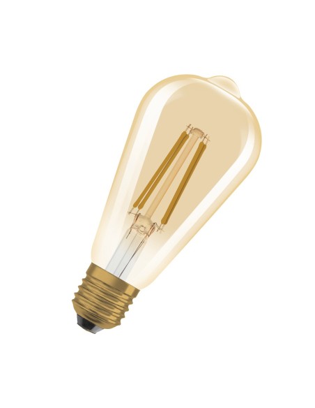 OSRAM - 4099854137822 - LED OSRAM 1906 DIM EDISON60 Verre doré - Filament E27 7,2W 2400K