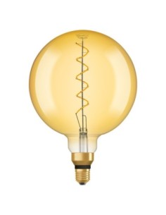 OSRAM - 4058075092013 - LED CLASSIC OSRAM 1906 CLGB28 D200 FIL SPIRALGOLD E27 4W 2000K 300lm 2