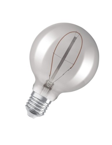 OSRAM - 4058075760950 - LED CLASSIC OSRAM 1906 CLG10 D95 Verre Fumé Filament E27 3,4W 1800K 100lm