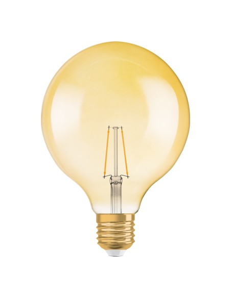 OSRAM - 4058075808980 - LED CLASSIC OSRAM 1906 CLGB22 D125 Verre Doré Filament E27 2,5W 220lm 2400K