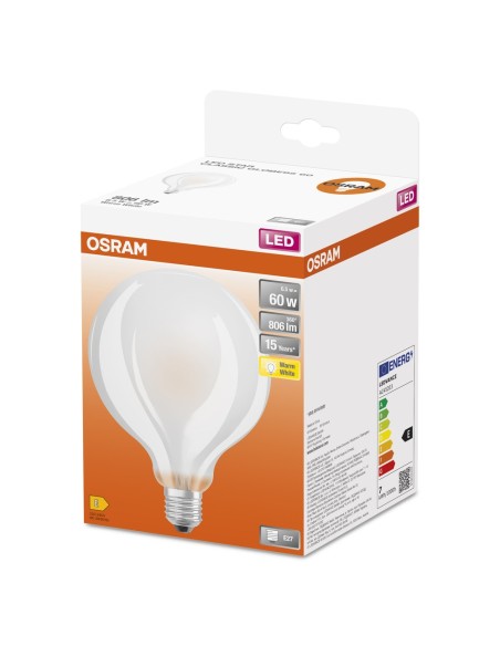 OSRAM - 4058075808713 - LED STAR Globe verre dép 7W=60 E27 chaud OSRAM