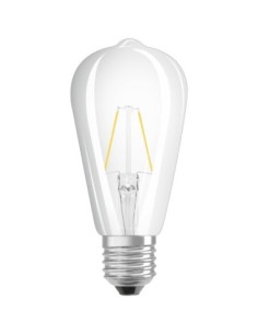 OSRAM - 4058075436763 - LED CLASSIC OSRAM Star ST64 Edison25 Verre Clair E27 2,5W 827 250lm 2