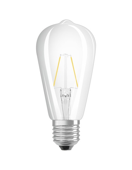 OSRAM - 4058075436763 - LED CLASSIC OSRAM Star ST64 Edison25 Verre Clair E27 2,5W 827 250lm