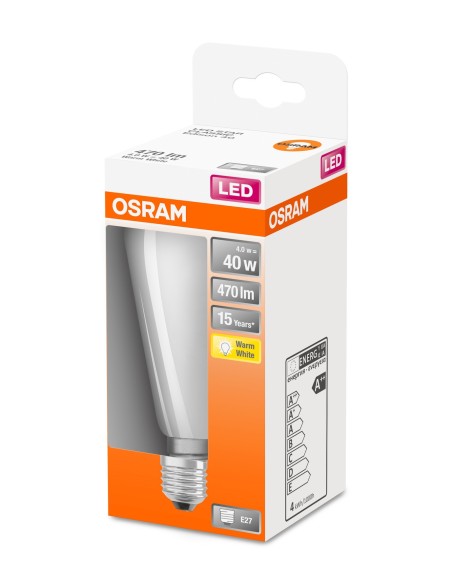 OSRAM - 4058075434387 - LED STAR CL Edison  GL FR 40 non-dim  4,5W/827 E27